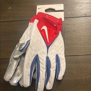 Nike Red, White, and Blue Men's Gloves